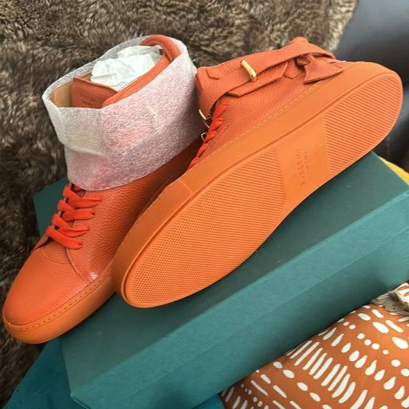 RARE Orange BUSCEMI sneakers
